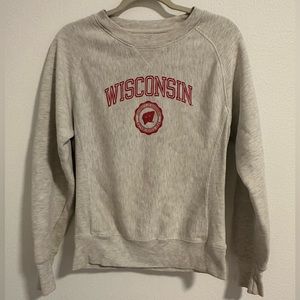 Proedge Campus Classics crew neck. University of Wisconsin. Size M.